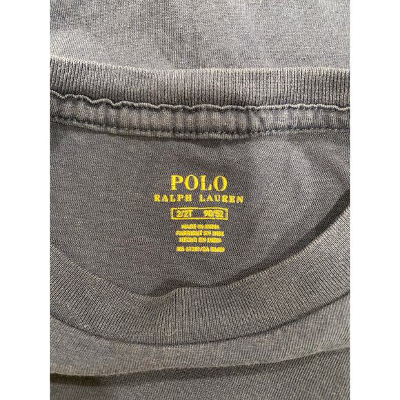Polo Ralph Lauren Big Pony Logo Navy T Shirt Size 2-2T - Picture 6 of 9